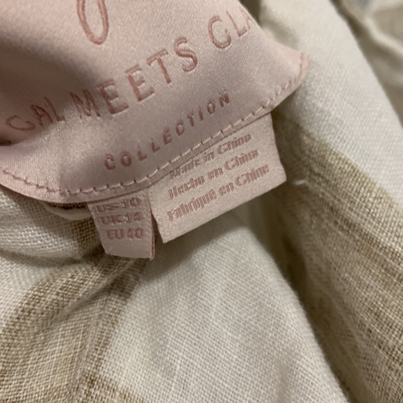 Anthropologie Linen romper 10 pants - Picture 6 of 6